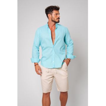Camasa dIn 100% In Sky Blue New 17494