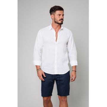 Camasa dIn 100% In White New 17524