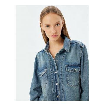 Camasa lejera din denim