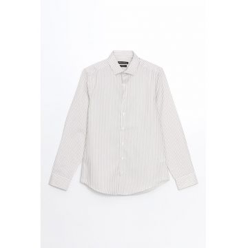 Camasa regular fit cu model in dungi