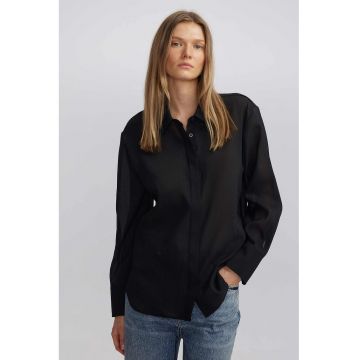 Camasa regular fit transparenta