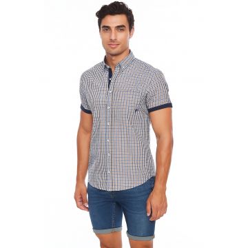 Camasa slim fit cu model
