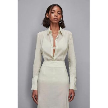 Camasa slim fit - transparenta