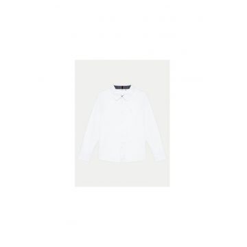 Camasa baieti -  302937622 - Bumbac organic - Alb
