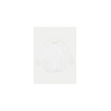 Camasa baieti -  304455353 - Bumbac organic - Alb