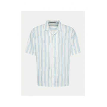 Camasa barbati -  304376276 - Bumbac/In/Viscoza - 2XL INTL - Albastru