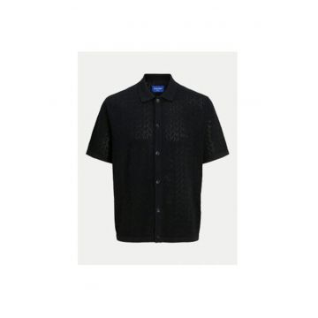 Camasa barbati -  304778254 - Poliester reciclat/Bumbac - Negru