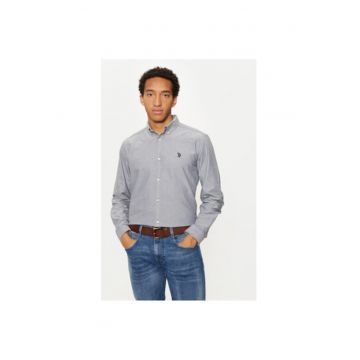 Camasa barbati -  304797804 - Bumbac - S INTL - Albastru