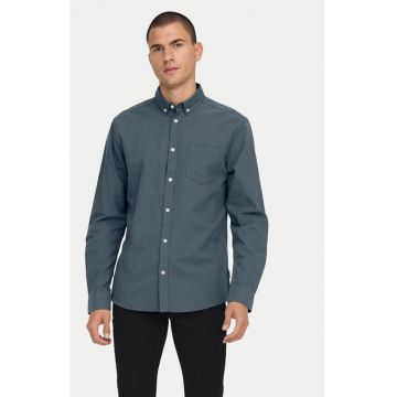 Camasa barbati -  304805165 - Bumbac/Poliester - Gri