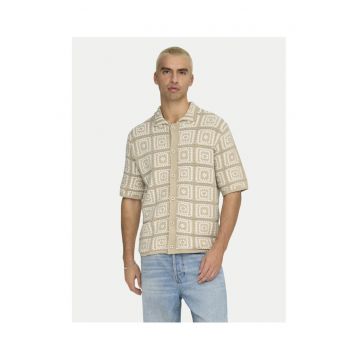 Camasa barbati -  305331724 - Bumbac - Bej - Bej