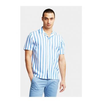 Camasa barbati -  85266 - Bumbac - Albastru