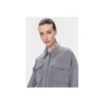 Camasa dama -  303646240 - Poliamida - M INTL - Gri