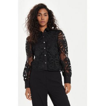 Camasa dama -  304480560 - Poliester - Negru