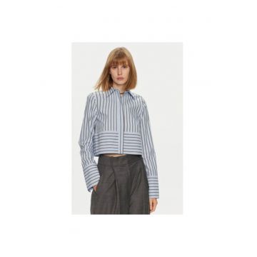 Camasa Dama -  304749933 - Bumbac - viscoza - 36 - Albastru