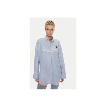 Camasa dama -  304759970 - Bumbac - Albastru