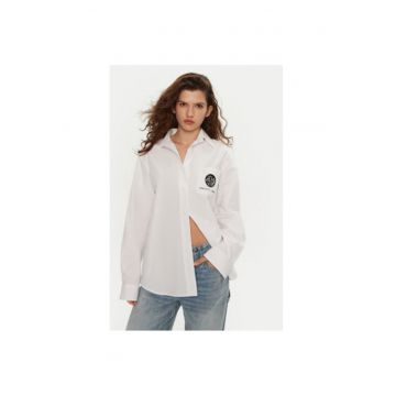 Camasa dama -  304760181 - Bumbac - Alb