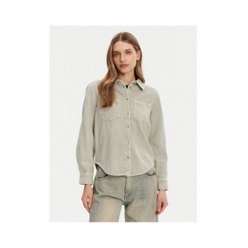 Camasa dama -  304784750 - Bumbac - Verde - Verde