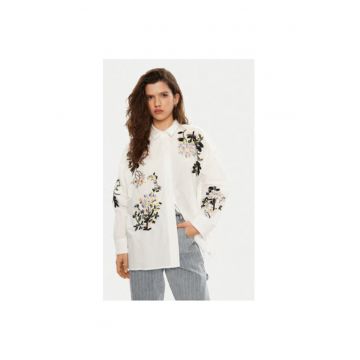 Camasa dama -  304891304 - Bumbac - Alb