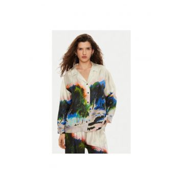 Camasa dama -  304891342 - Matase - Multicolor