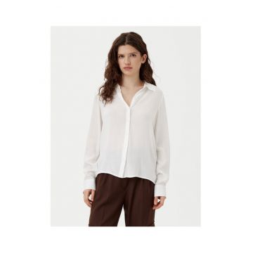 Camasa dama -  304903229 - Viscoza - Alb - Alb