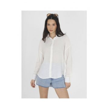 Camasa dama -  95645 - Viscoza - Alb