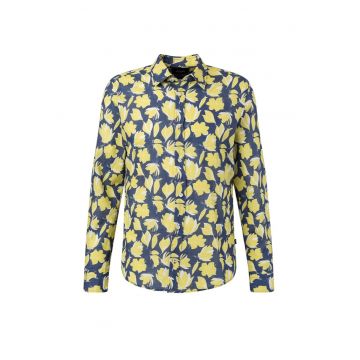 Camasa regular fit cu maneca lunga si imprimeu floral JP2