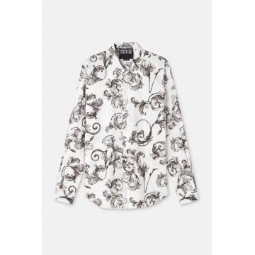 Camasa slim-fit cu imprimeu baroc