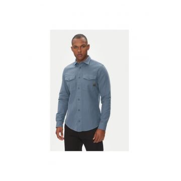 Camasa barbati  D24963-D454-G744 - Bumbac/Bumbac - XL INTL - Albastru