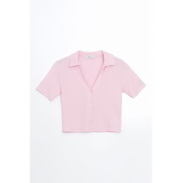 Camasa crop cu nasturi