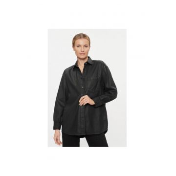 Camasa Dama -  303438425 - Bumbac - Negru
