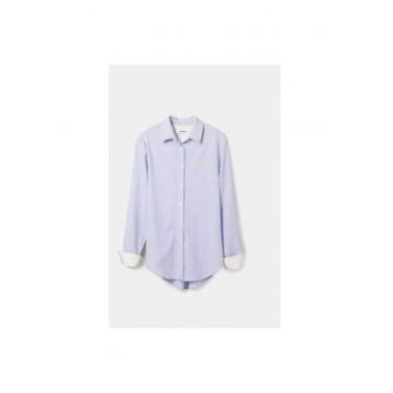 Camasa dama -  303777340 - Bumbac - XS INTL - Albastru