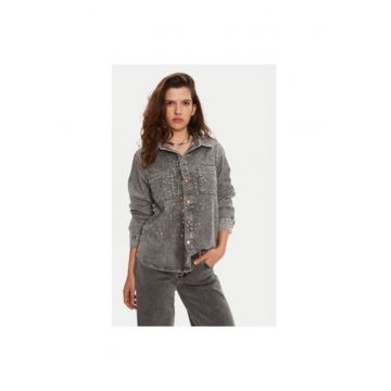 Camasa dama -  304213946 - Bumbac - Gri