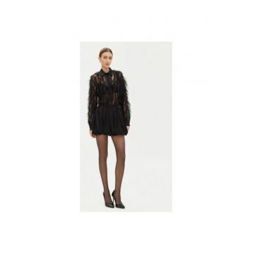 Camasa dama -  305062666 - Viscoza - Negru
