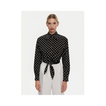 Camasa Dama -  305315410 - Bumbac - Elastan - Negru - Negru