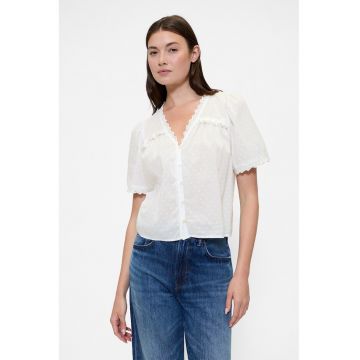 Camasa de bumbac cu broderie