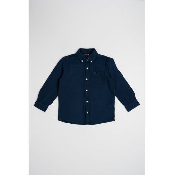 Camasa de bumbac cu guler Oxford