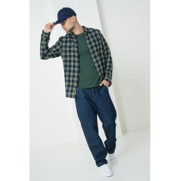 Camasa din bumbac cu model in carouri