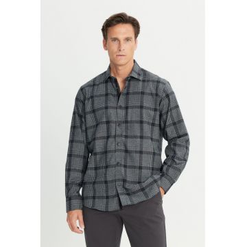 Camasa lejera din flanel cu model in carouri