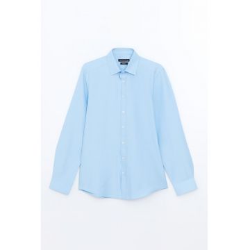 Camasa slim fit din amestec de bumbac
