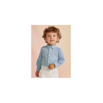 Camasa baieti -  302200818 - Bumbac - 68-74 CM - Albastru