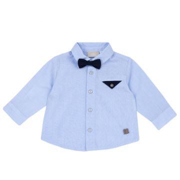 Camasa bebelusi Chicco cu papion, Bleu, 00488-69MFCO