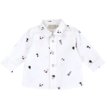 Camasa Chicco cu broderii, 54751-68MFCO