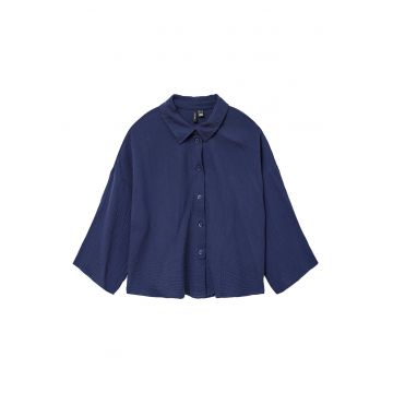 Camasa dama  10279685 - Bumbac/Bumac reciclat - Bleumarin