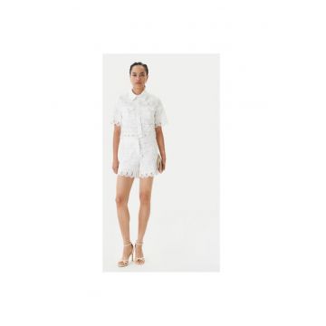 Camasa dama  251-CREMA - Poliester - Alb