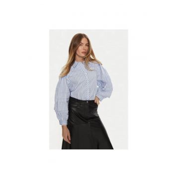 Camasa dama -  304135231 - Poliester/Bumbac - Albastru