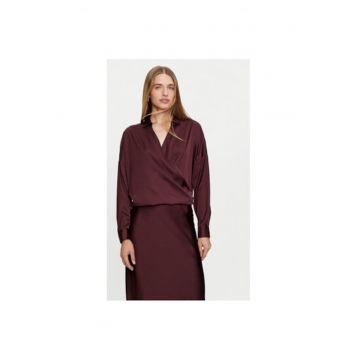 Camasa dama -  304811470 - Poliester - Rosu