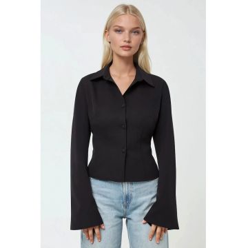 Camasa dama  bumbac - negru