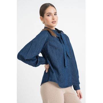 Camasa de denim cu funda