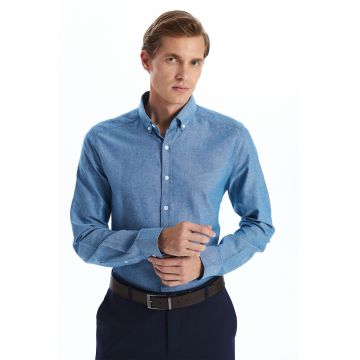 Camasa Oxford slim fit din bumbac
