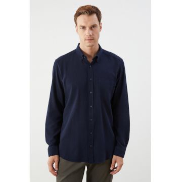 Camasa regular fit cu guler Oxford